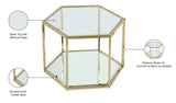 Sei Glass Modular Coffee Table with Mirrored Base - Elevate Your Space with Stylish Versatility!