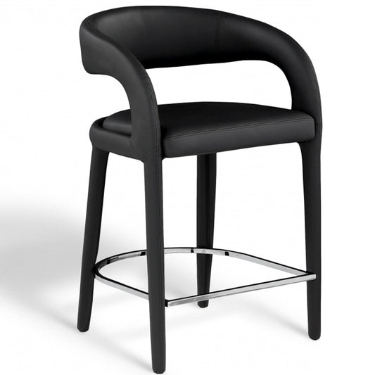 Sylvester Faux Leather Counter Stool