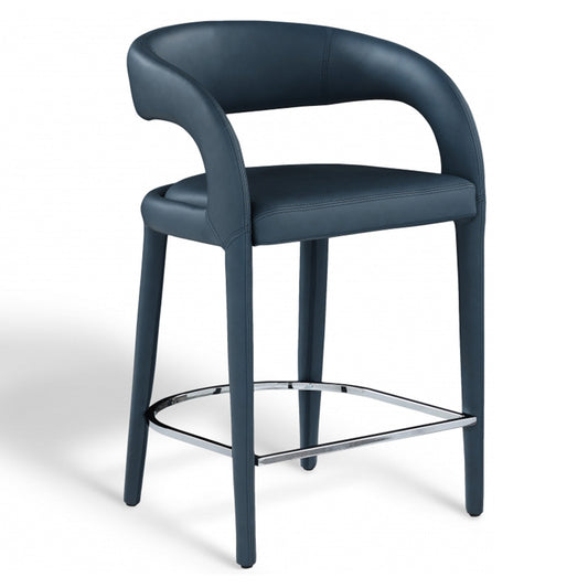 Sylvester Faux Leather Counter Stool