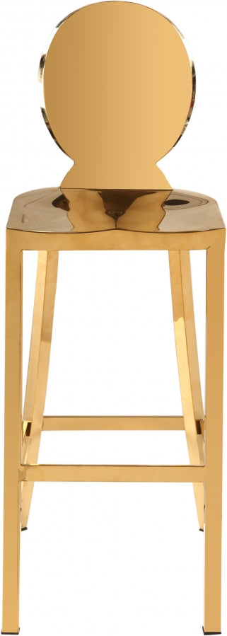 Maddox Gold Stainless Steel Bar Stool