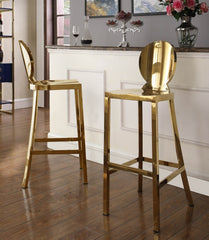 Maddox Gold Stainless Steel Bar Stool