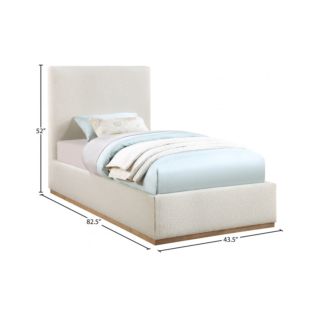 Monaco Boucle Fabric Bed