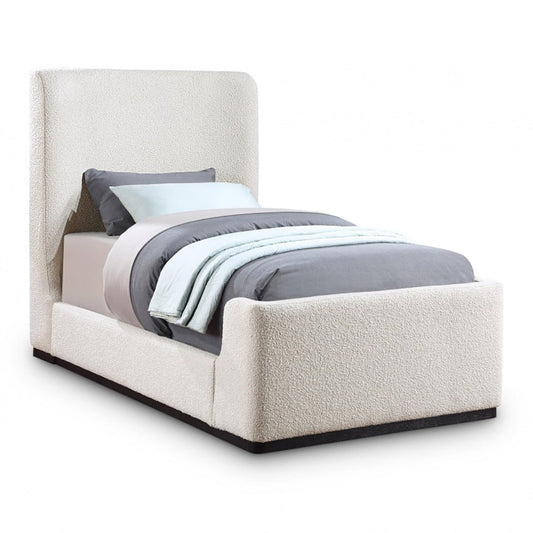 Oliver Boucle Fabric Bed