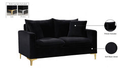 Naomi Velvet Loveseat