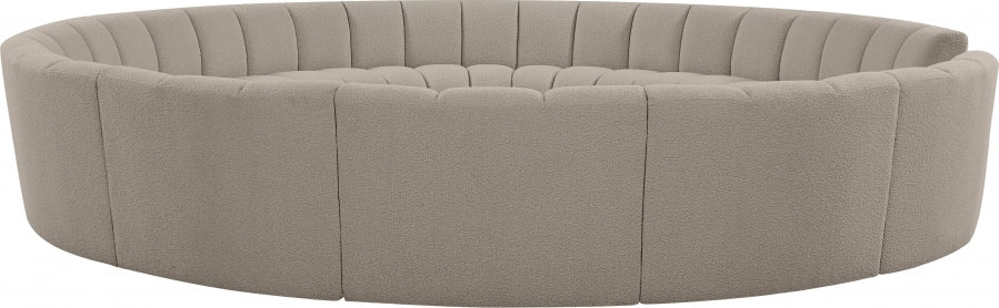 Infinity Boucle Fabric 12pc. Sectional