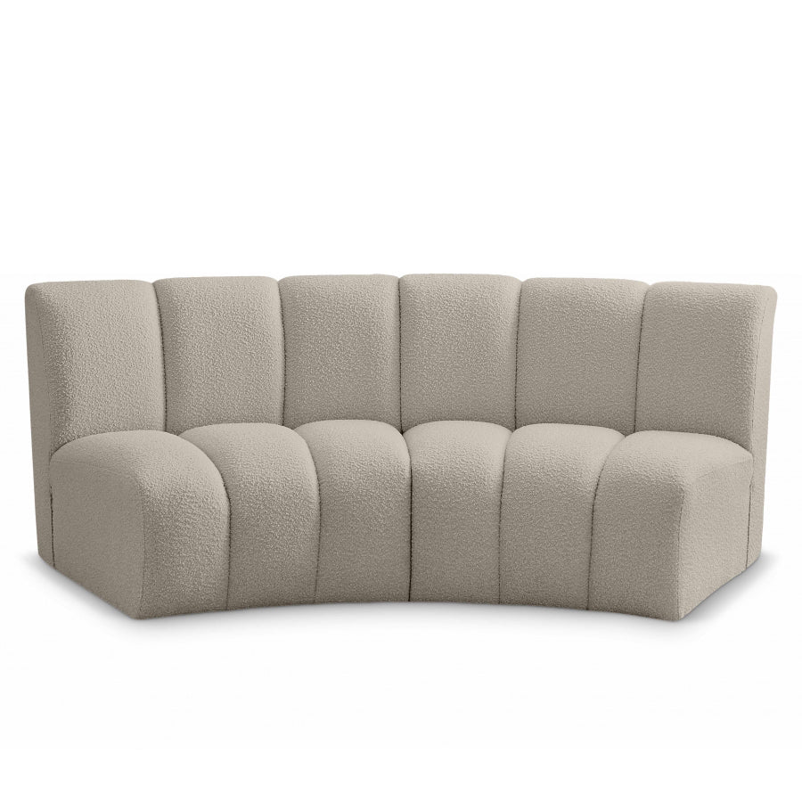 Infinity Boucle Fabric Loveseat