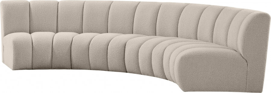 Infinity Boucle Fabric 4pc. Sectional