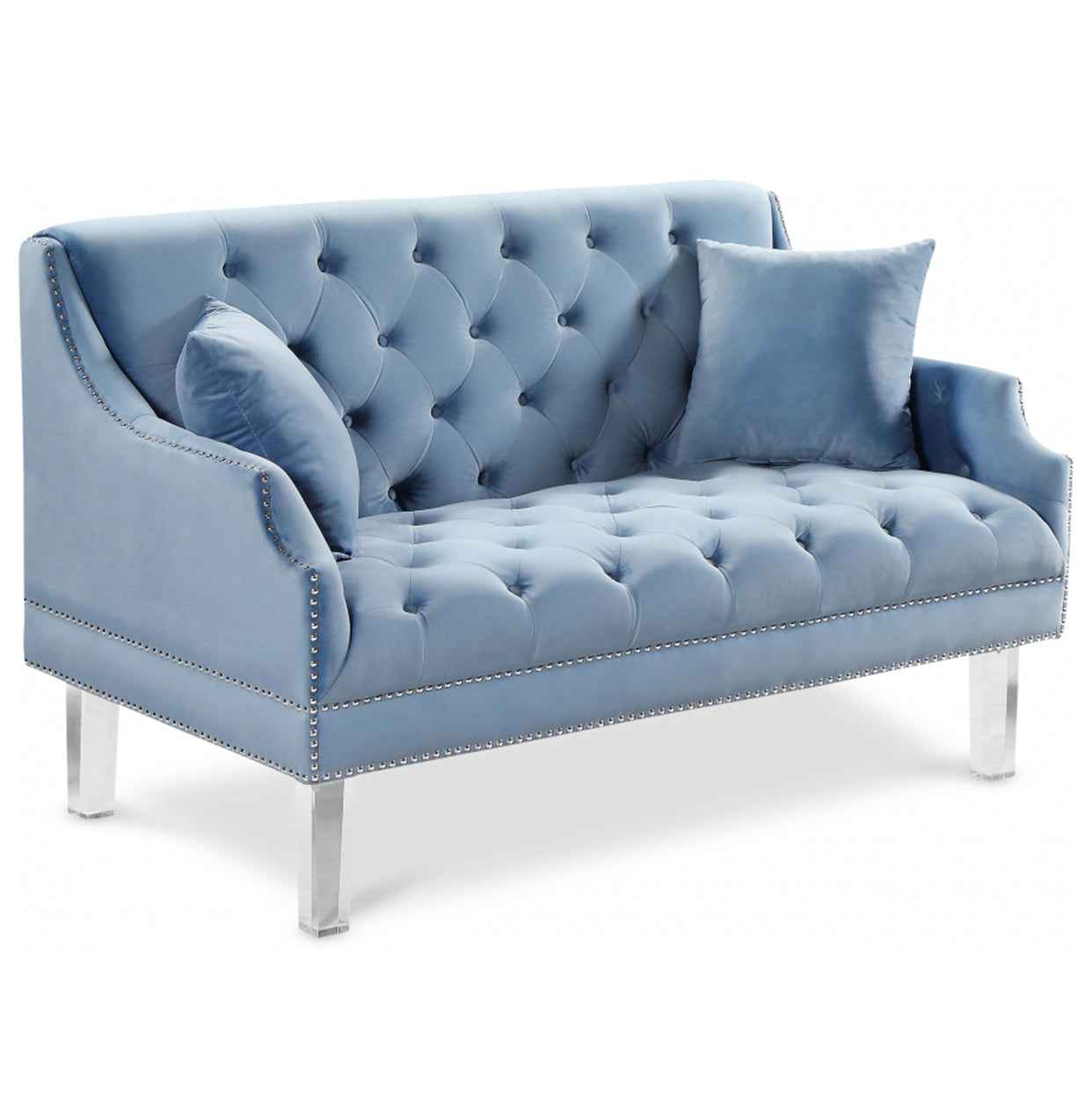 Roxy Velvet Loveseat