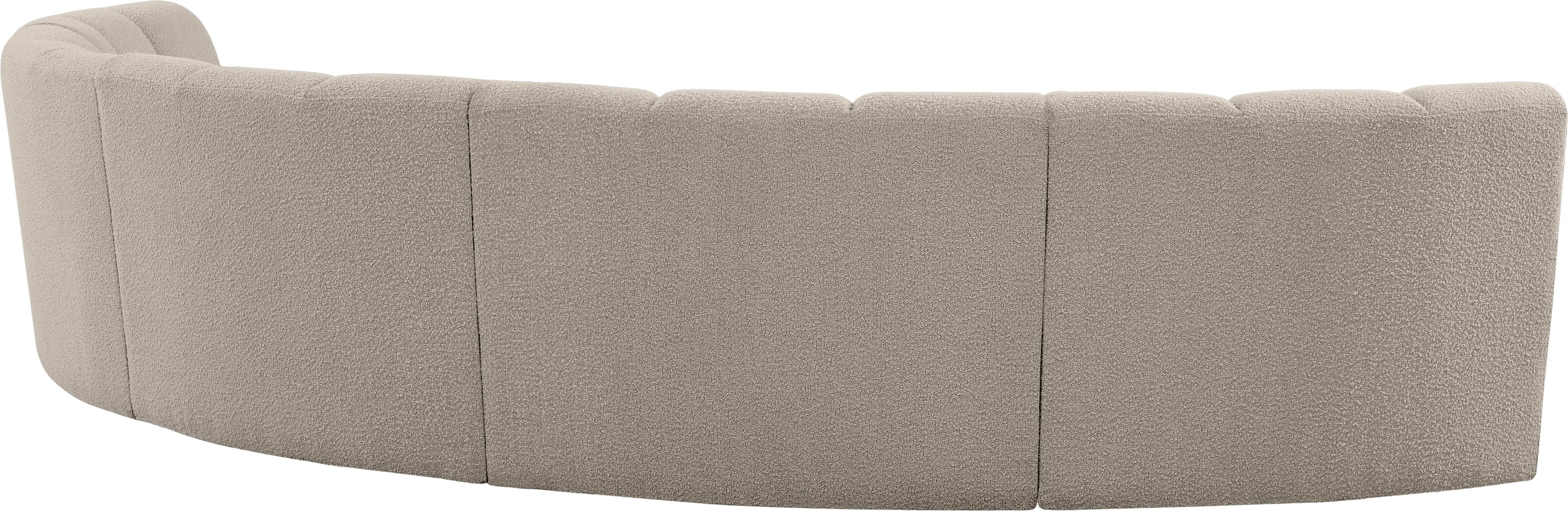 Infinity Boucle Fabric 5pc. Sectional