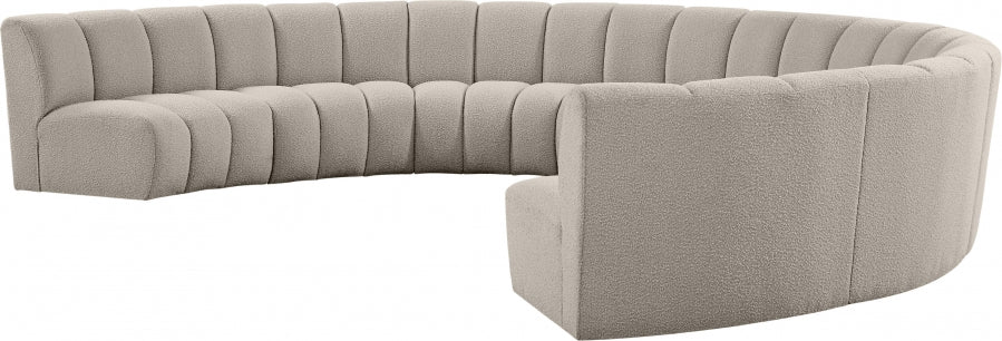 Infinity Boucle Fabric 8pc. Sectional