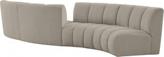 Infinity Boucle Fabric 4pc. Sectional