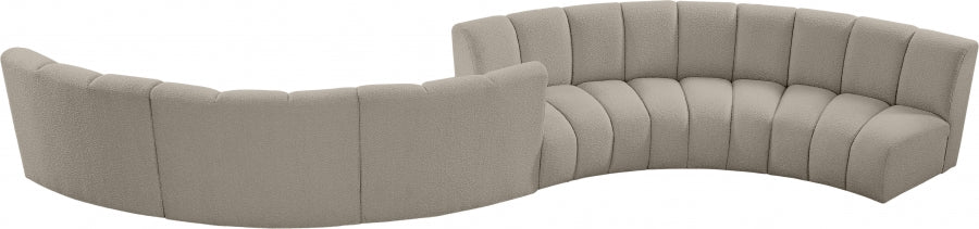 Infinity Boucle Fabric 6pc. Sectional