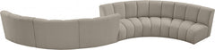 Infinity Boucle Fabric 6pc. Sectional