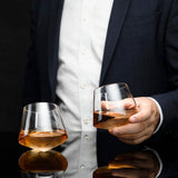 Diamond Whiskey Decanter - 2 Diamond Glasses Decanter Set