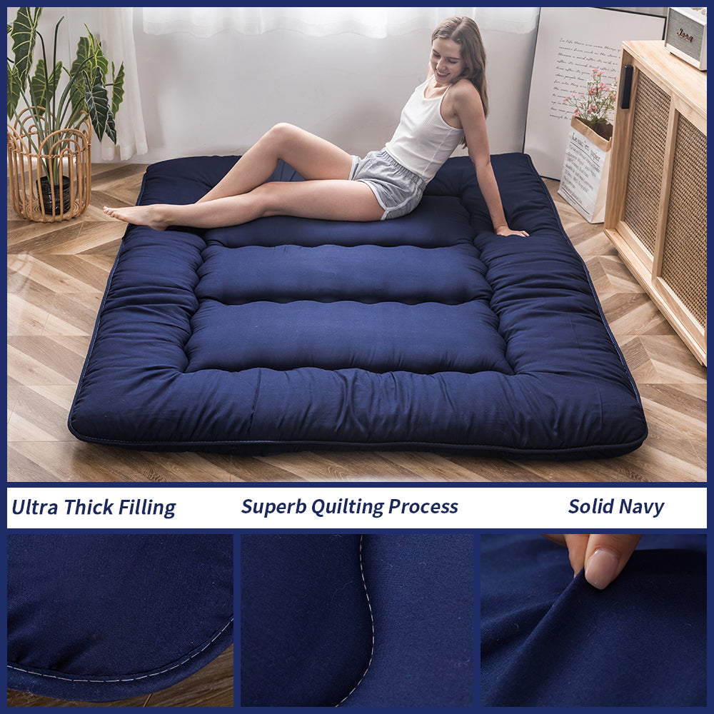 MAXYOYO Suitable For Living Room Futon Matrress, Navy