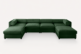 PERTH 142" Sofa 4 Seater with 2 Ottoman