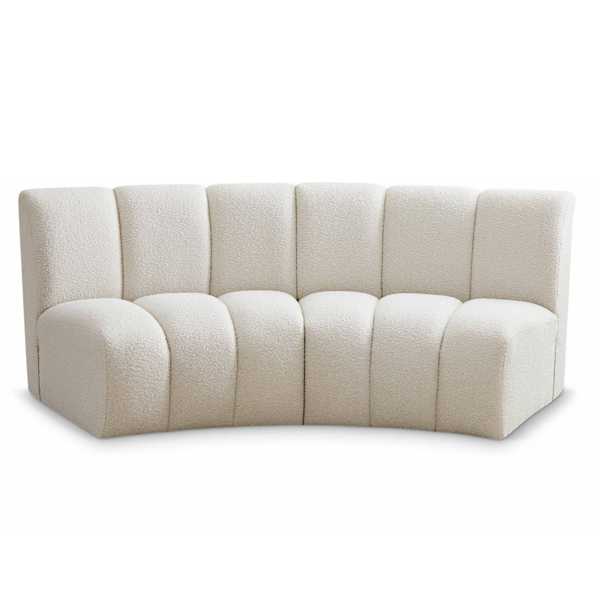 Infinity Boucle Fabric Loveseat