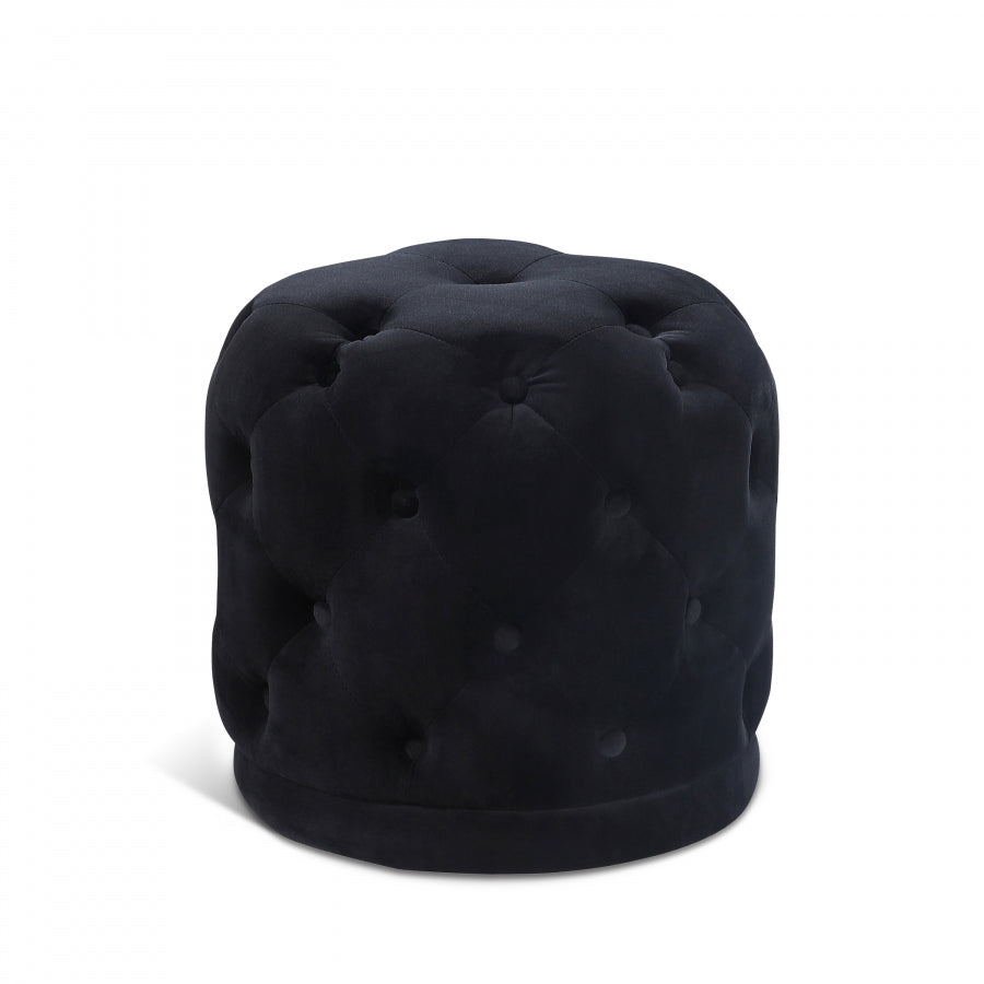 Harper Velvet Ottoman | Stool