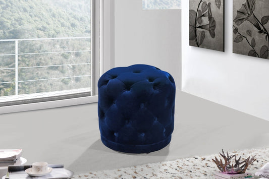 Harper Velvet Ottoman | Stool