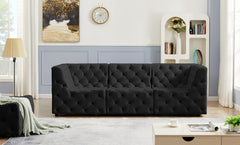 Tuft Velvet Modular 99" Sofa