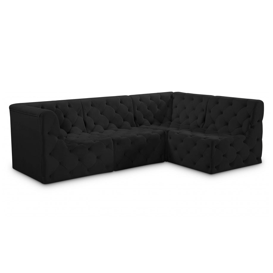 Tuft Velvet Modular Sectional