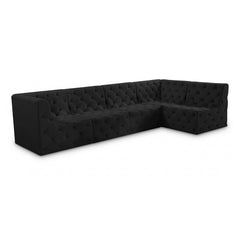 Tuft Velvet Modular Sectional