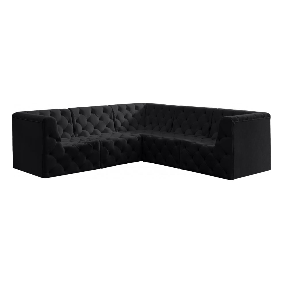 Tuft Velvet Modular Sectional