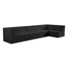 Tuft Velvet Modular Sectional