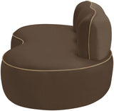 Swerve - Velvet 77" Upholstered Loveseat