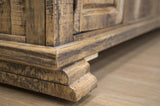 3 Drawer 6 Door Farmhouse Kitchen Island | Solid Pine Wood