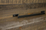 2 Drawer 2 Doors Server | Loft Brown Pine Wood Collection