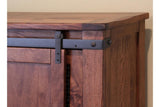 4 Doors 70" TV Stand - Parota Wood Collection | Modern Entertainment