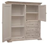 3 Drawer 2 Door Gentleman's Chest | Terra White Pine Collection