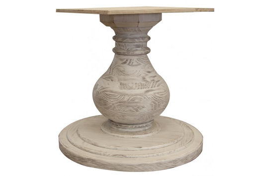 Bonanza Ivory Round Dining Table - Solid Pine Wood