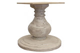 Bonanza Ivory Round Dining Table - Solid Pine Wood
