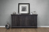4 Door Capri Console - Rustic Hand-Distressed Wood Furniture