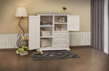 3 Drawer 2 Door Gentleman's Chest | Terra White Pine Collection