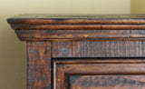 3 Drawer Nightstand | Terra Collection Solid Pine Wood Deep Brown