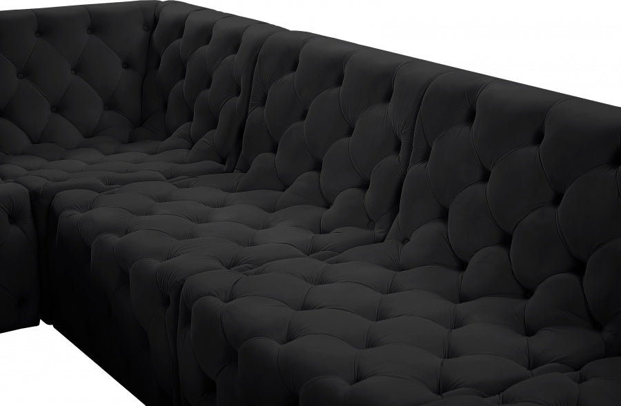 Tuft Velvet Modular Sectional