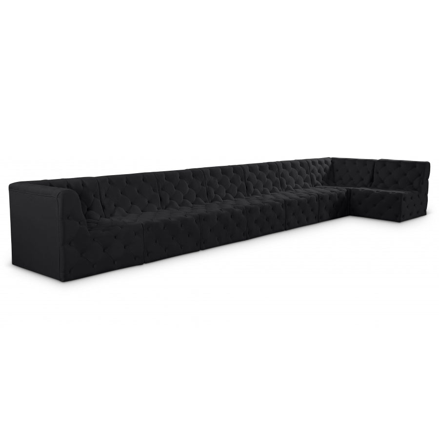 Tuft Velvet Modular Sectional