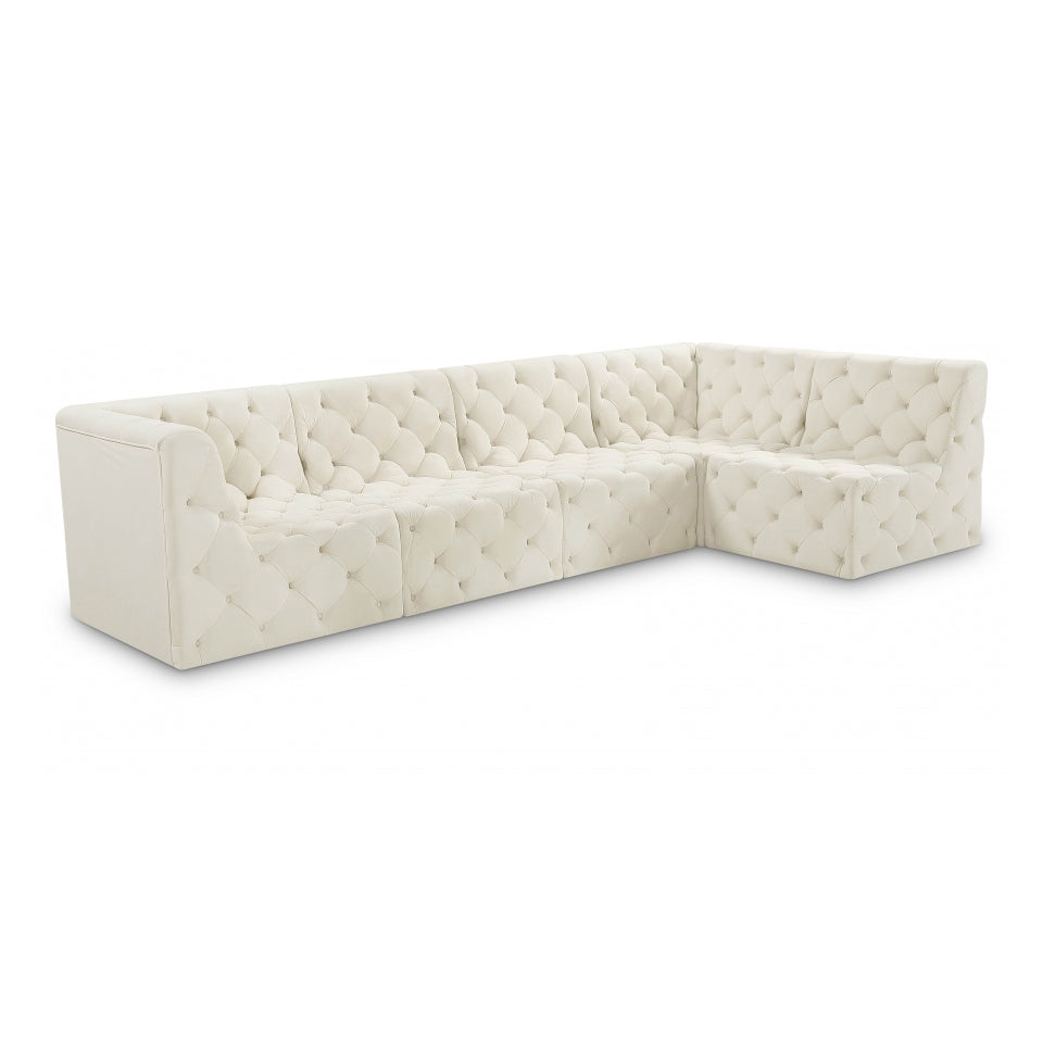 Tuft Velvet Modular Sectional