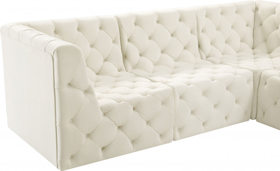 Tuft Velvet Modular Sectional