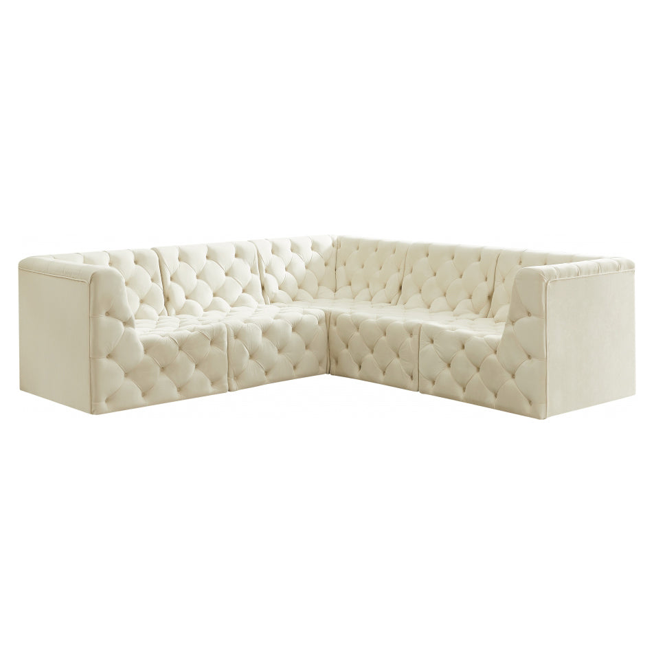 Tuft Velvet Modular Sectional