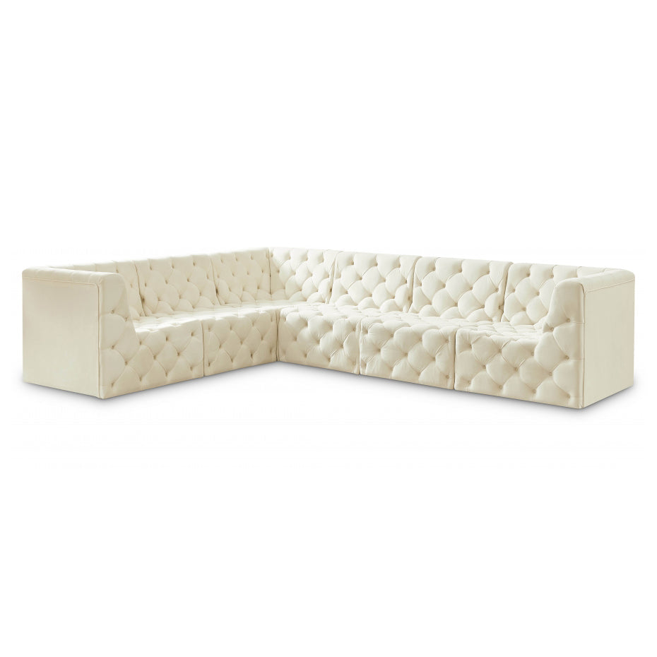 Tuft Velvet Modular Sectional