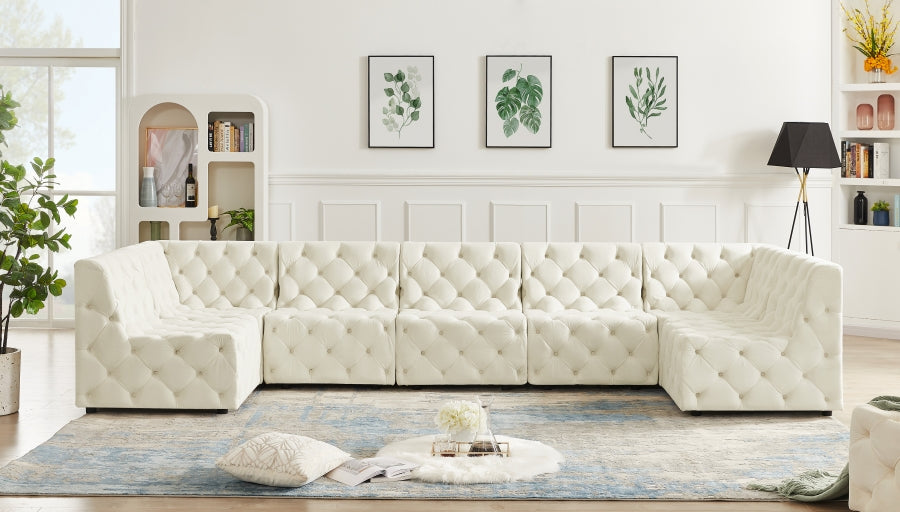 Tuft Velvet Modular Sectional