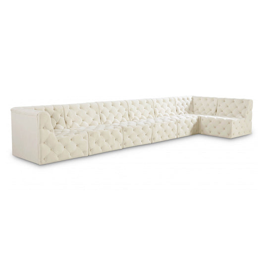 Tuft Velvet Modular Sectional