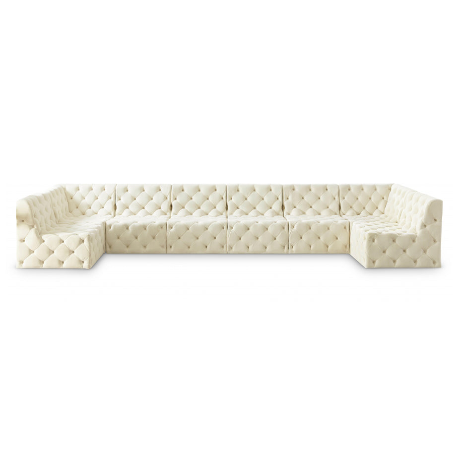 Tuft Velvet Modular Sectional