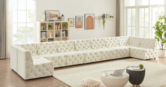 Tuft Velvet Modular Sectional