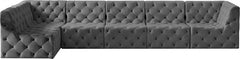 Tuft Velvet Modular Sectional