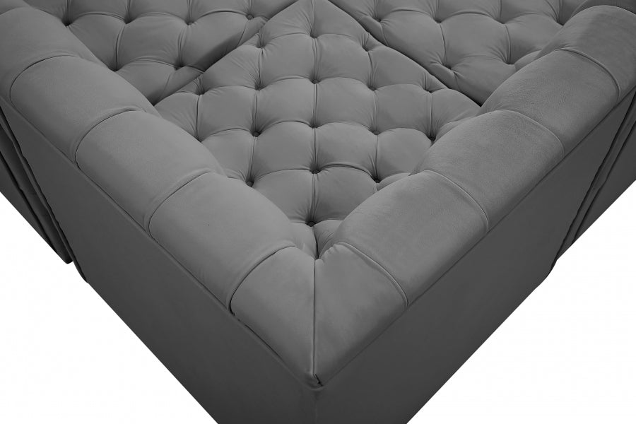 Tuft Velvet Modular Sectional